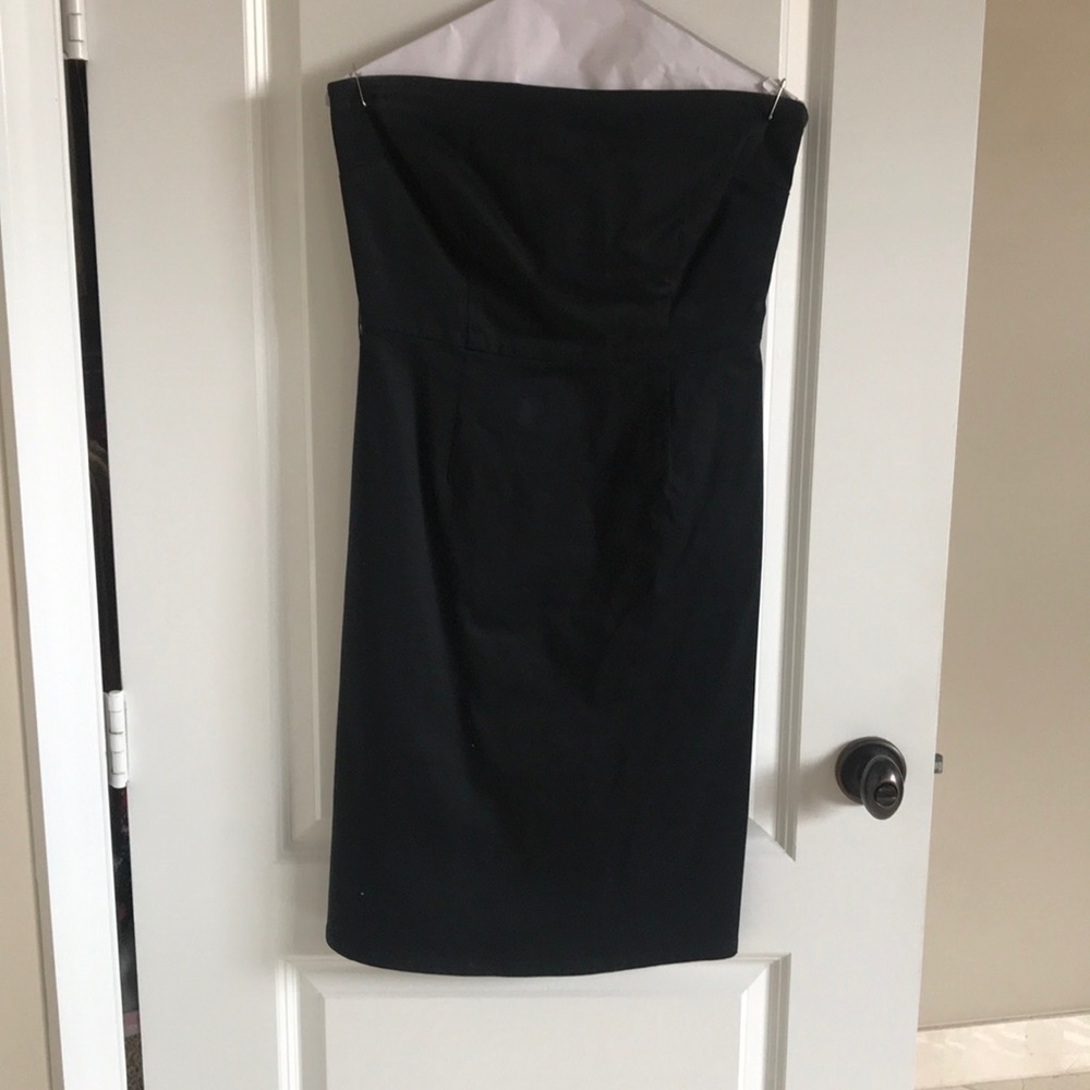 Black mini dress